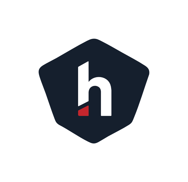 The Hatchet logo — navy