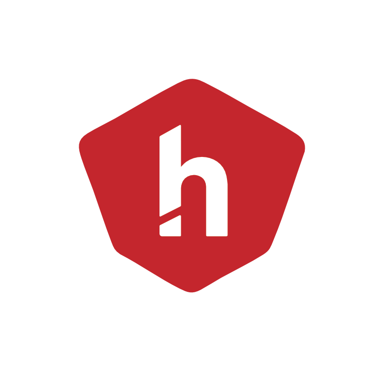 The Hatchet logo — red