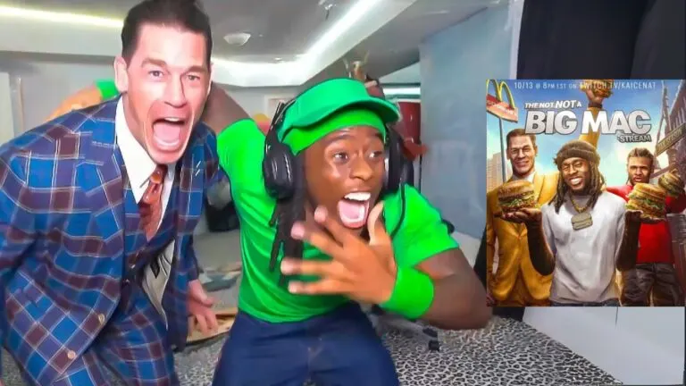 Graph 4: John Cena and Kai Cenat for McDonald's Stream - Hatchet