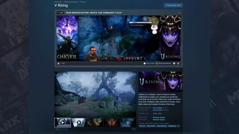 Graph 1: Steam Store Page - Hatchet
